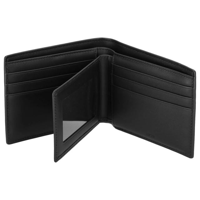 エムシーエム Mode Creation Munich(MCM) 財布 二つ折り財布 折りたたみ財布 小銭入れなし MXSEAAC02 BK001 メンズ ブラック 本革 レザー_5