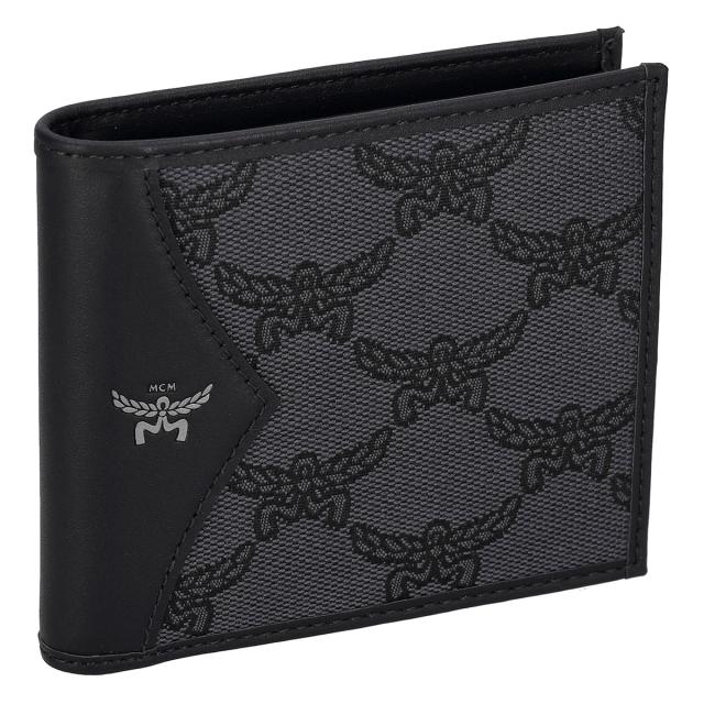 MCM 二つ折り財布 ブラック レザー MCM ブラック 二つ折り財布