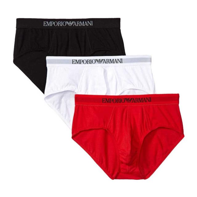 エンポリオアルマーニ EMPORIO ARMANI 肌着 下着 ブリーフ ビキニ 3枚セット お買い得 パック 110824 メンズ ボクサーパンツ メンズ 3枚
