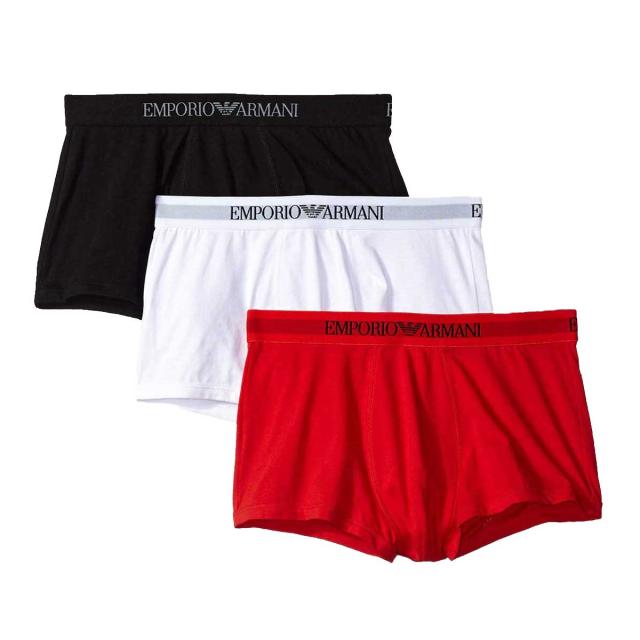 エンポリオアルマーニ EMPORIO ARMANI 肌着 下着 ローライズボクサー 3枚セット お買い得 パック 111610 メンズ ボクサーパンツ メンズ 3