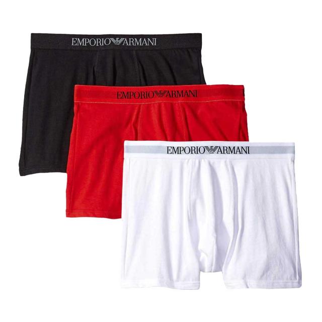 エンポリオアルマーニ EMPORIO ARMANI 肌着 下着 ボクサーパンツ 3枚セット お買い得 パック 111611 メンズ ボクサーパンツ メンズ 3枚組