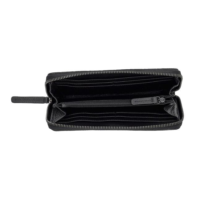 エンポリオアルマーニ EMPORIO ARMANI 財布 長財布 ラウンドファスナー長財布 小銭入れ付き EM001739 AF14774 UC001 メンズ ブラック 二_4