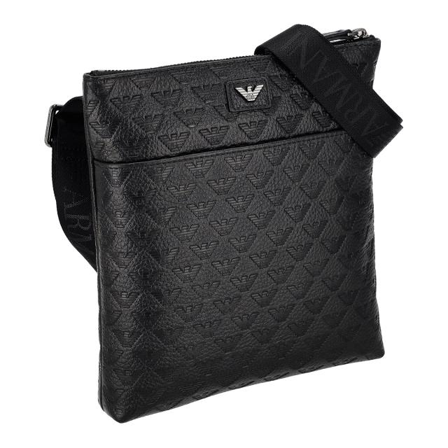 エンポリオアルマーニ EMPORIO ARMANI バッグ ショルダーバッグ 斜めがけショルダーバッグ EM001688 AF14774 UC001 メンズ ブラック 斜め