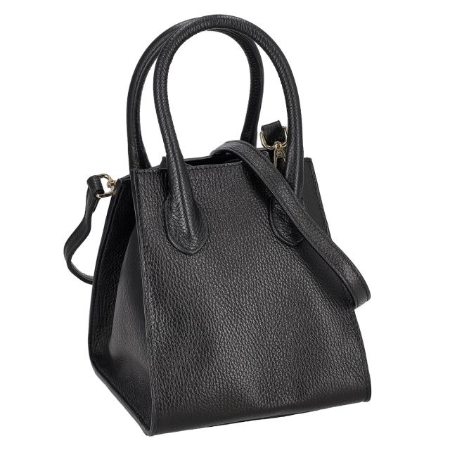 オウレンティ AULENTTI バッグ 2WAY ハンドバッグ ショルダーバッグ 肩掛けバッグ 斜めがけバッグ EL-8800-DO D28 レディース ブラック