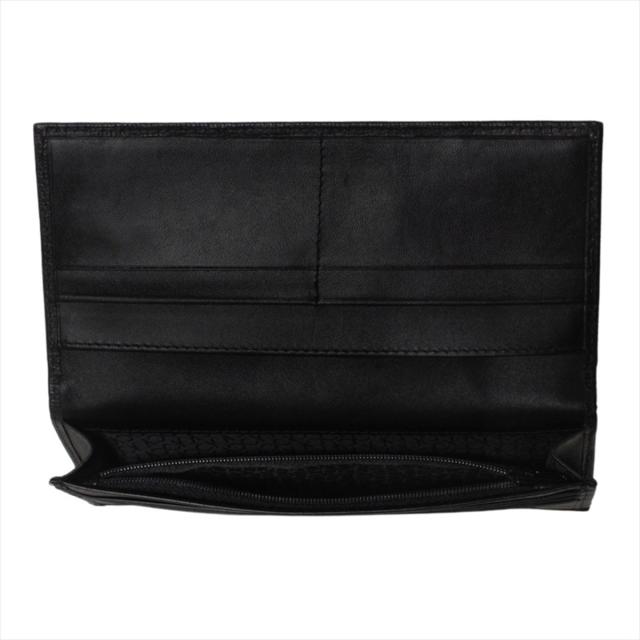 カルバンクライン Calvin Klein(CK) 財布 長財布 フラップ長財布 かぶせ 31CK190005 001 Black ブラック 二つ折り長財布 本革 レザー ロ_2