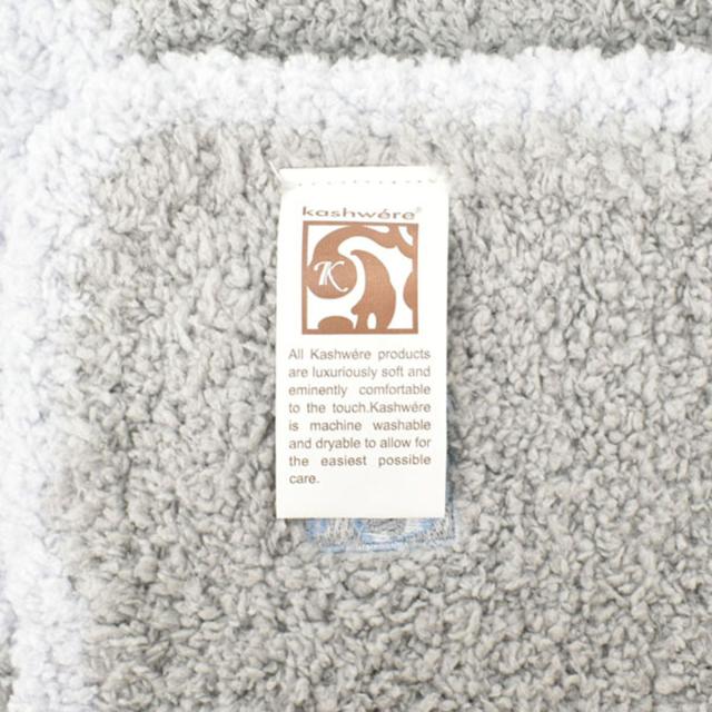カシウエア KASHWERE ベビーブランケット ビーニー セット BBCH-BCP03 037 おくるみ 帽子 STONE/ICE BLUE グレー系 ベビー おくるみ 出産_5