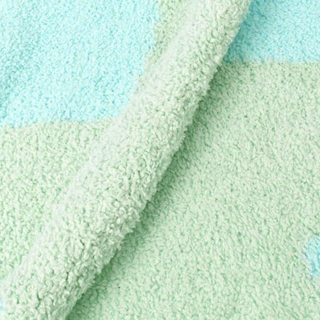 カシウエア KASHWERE ベビーブランケット ビーニー セット BBCH-BCP03 333 おくるみ 帽子 MINT/AQUA ライトブルー系 ベビー おくるみ 出_4