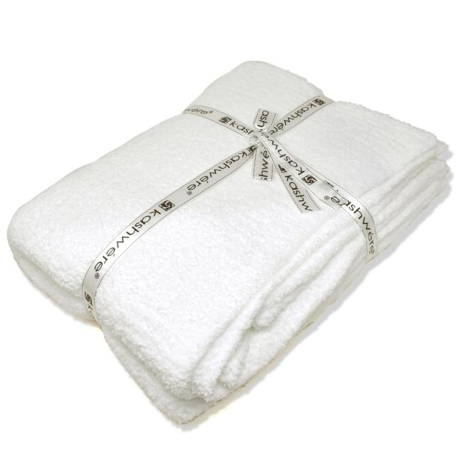 カシウエア KASHWERE ソリッド ブランケット THCH-SLD01-100-5270 THROW シングル 毛布 マイクロファイバー タオルケット ホワイト 白ド 41,200円