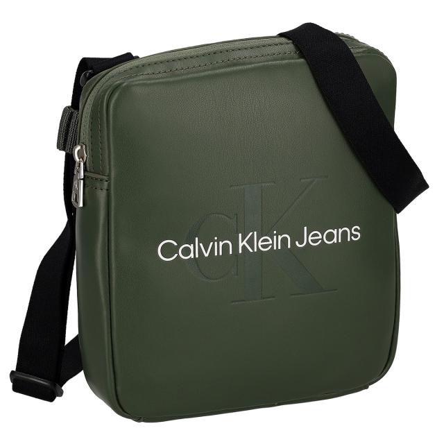 カルバンクライン ジーンズ   Jeans CK バッグ 斜めがけバッグ ショルダーバッグ K50K510108 LLP メンズ カーキグリーン系 斜