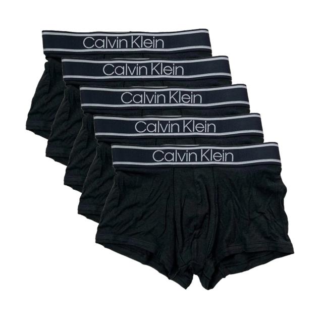カルバンクライン  (CK) 下着 ボクサーパンツ ローライズ トランクス 前閉じ 5枚セット アンダーウェア NP2682O 001 ボクサー