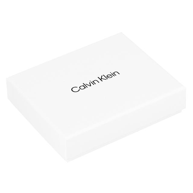 カルバンクライン Calvin Klein 財布 二つ折り財布 折りたたみ財布 小銭入れ付き K50K510599 BAR メンズ ブラウン系 本革 レザー 財布 使_5