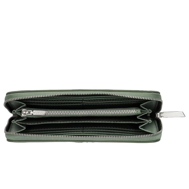 カルバンクライン Calvin Klein(CK) 財布 長財布 ラウンドファスナー長財布 小銭入れ付き K60K609699 LKG レディース メンズ グリーン系_3