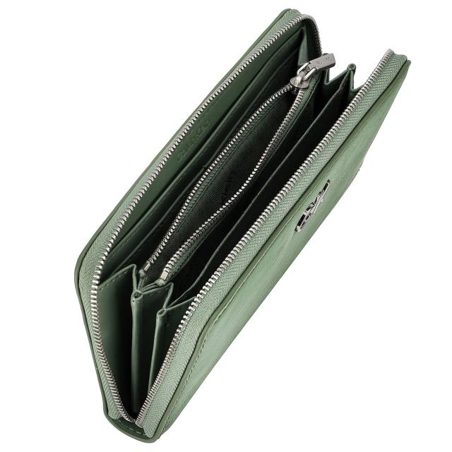 カルバンクライン Calvin Klein(CK) 財布 長財布 ラウンドファスナー長財布 小銭入れ付き K60K609699 LKG レディース メンズ グリーン系_4