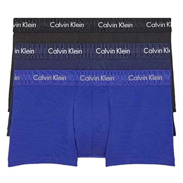 カルバンクライン  (CK) 肌着 ボクサーパンツ ローライズ 前閉じ コットン 綿 ストレッチ 3枚セット 3枚組 男性用 NB2614 905