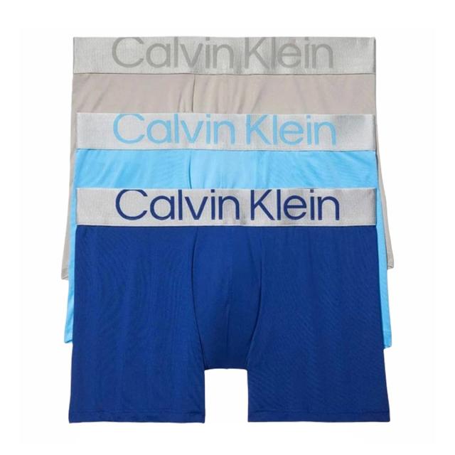 カルバンクライン  (CK) 肌着 ボクサーパンツ 前閉じ ロゴ 3枚セット アソート お買い得 パック 男性用 下着 NB3075 914 ボク