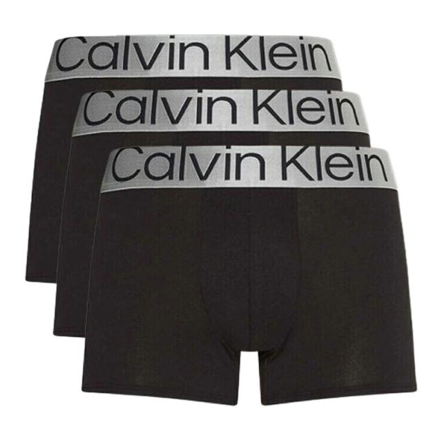 カルバンクライン  (CK) 肌着 ボクサーパンツ 前閉じ ショート コットン ロゴ スチール 3枚組 セット NB3130A 7V1 ボクサーパ
