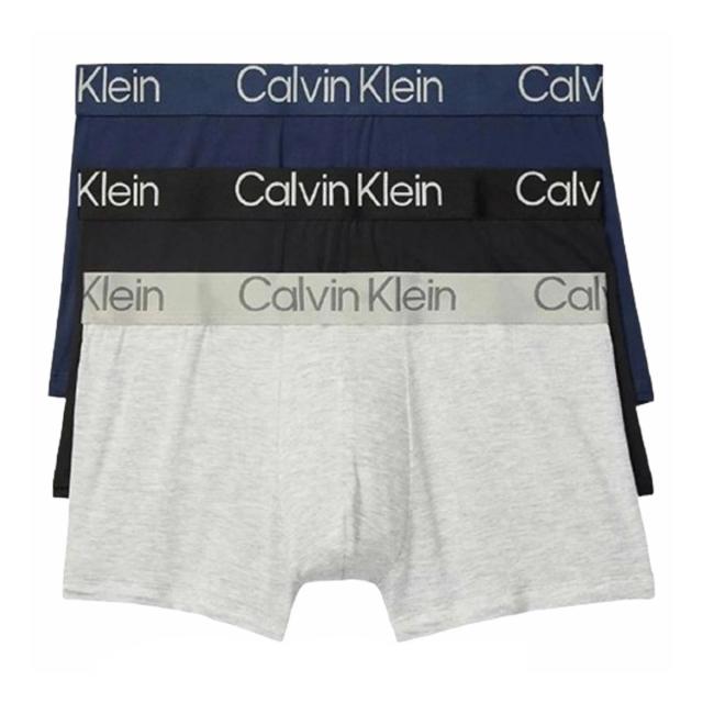 カルバンクライン  (CK) 肌着 ボクサーパンツ 前閉じ 3枚セット ロゴ ウルトラソフト お買い得 パック 男性用 NB3187 900 ボ