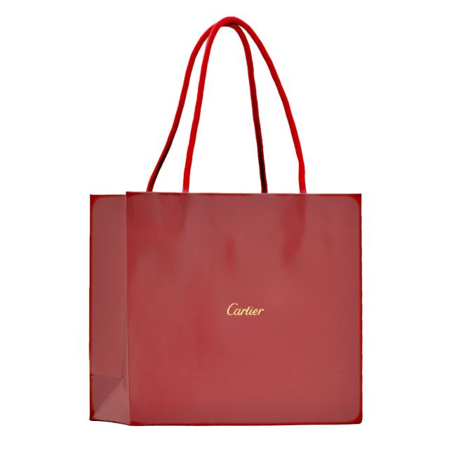 カルティエ Cartier ショップ袋 紙袋 手提げ ブランド ショッパー M