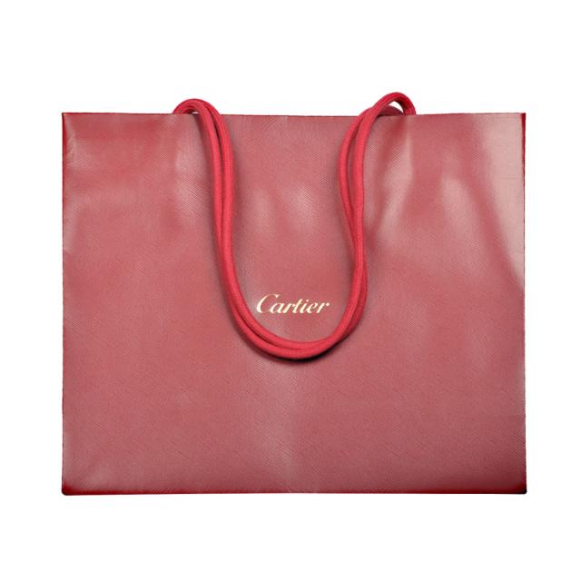 カルティエ Cartier ショップ袋 紙袋 手提げ ブランド ショッパー M