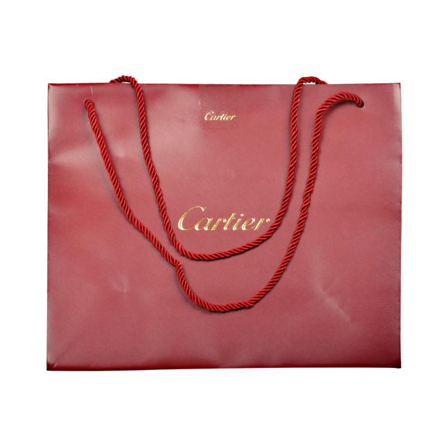 カルティエ Cartier ショップ袋 紙袋 手提げ ブランド ショッパー 単品