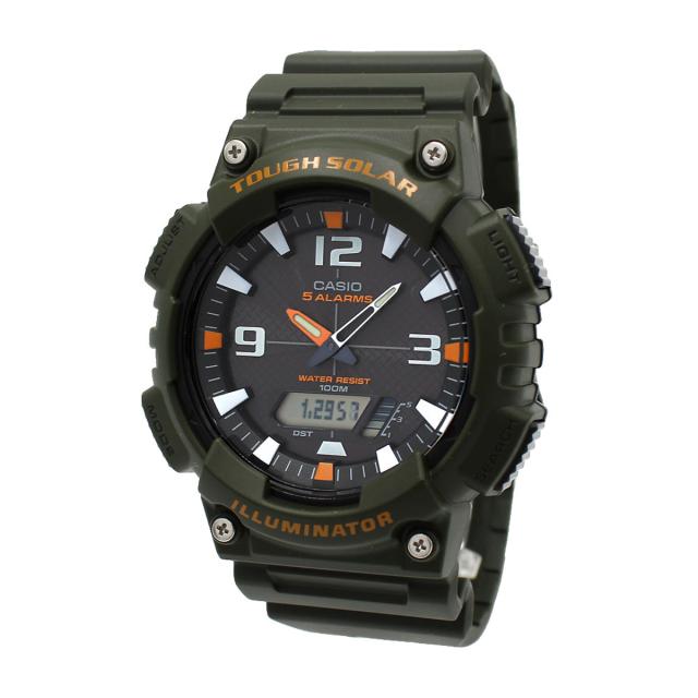 【※専用ケースなし※】カシオ CASIO STANDARD スタンダード タフソーラー 腕時計 ウォッチ AQ-S810W-3AVDF メンズ 海外正規品 腕時計 時