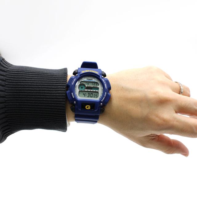 カシオ CASIO G-SHOCK Gショック 腕時計 ウォッチ デジタル DW-9052-2VDR DIGITAL メンズ レディース シルバー+ブルー 海外正規品 腕時計_5