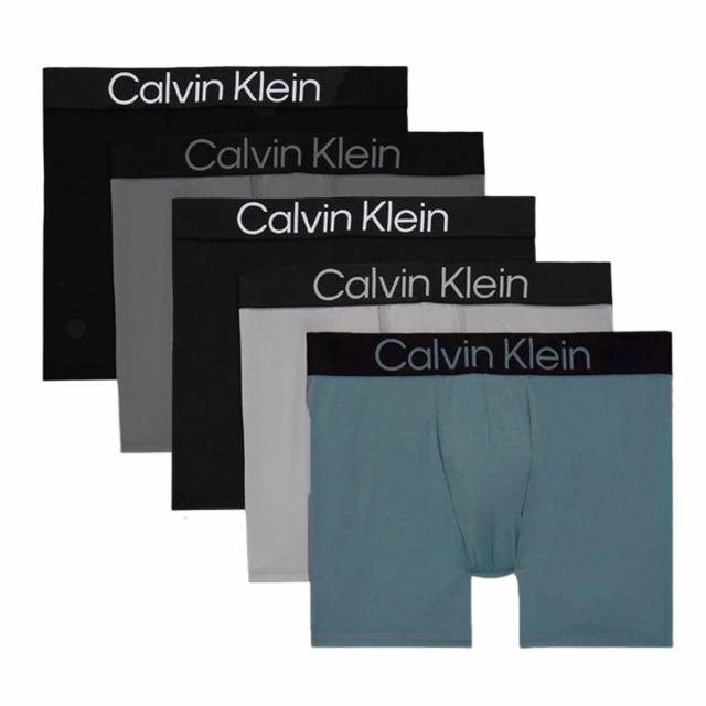 カルバンクライン Calvin Klein(CK) ボクサーブリーフ ボクサーパンツ 前閉じ 5枚セット マイクロファイバー ロゴ NP2683O 420 メンズ ボ