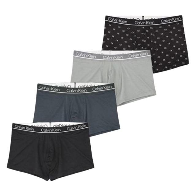 カルバンクライン Calvin Klein(CK) ボクサーパンツ ローライズ トランク 前閉じ 4枚組 ロゴ ストレッチ 下着 NP2755O 021 メンズ ボクサ 6,560円