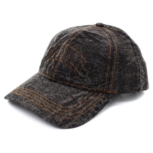 ガニー GANNI キャップ ベースボールキャップ 帽子 ロゴ A6921-006 レディース ウォッシュブラック 海外正規品 ブランド ベースボールキ 21,675円