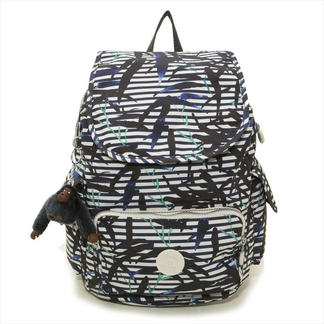キプリング Kipling リュックサック K15635 41G CITY PACK S シティパックエス バックパック BAMBOO STRIPES