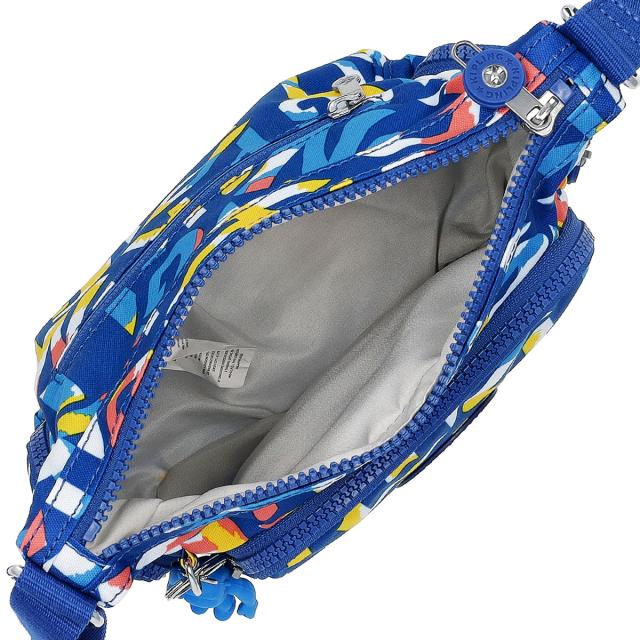 ラドヤード・キプリング kipling 御徒面子 ショルダーバッグ 曲がった掛け御徒面子 KI6193 UZ9 GABBIE MINI ギャビーミニ レディース 青味+マルチ色合い 斜