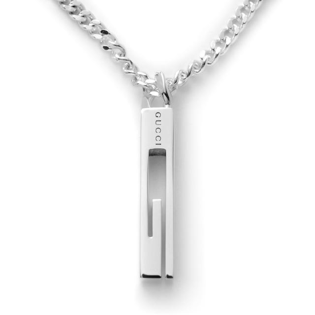 グッチ GUCCI Gモチーフ シルバー ネックレス ペンダント 225055 j8400 8106 シルバー 925 アクセサリー ギフト プレゼント 新品_1