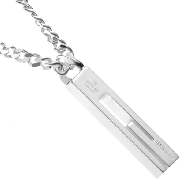 グッチ GUCCI Gモチーフ シルバー ネックレス ペンダント 225055 j8400 8106 シルバー 925 アクセサリー ギフト プレゼント 新品_2