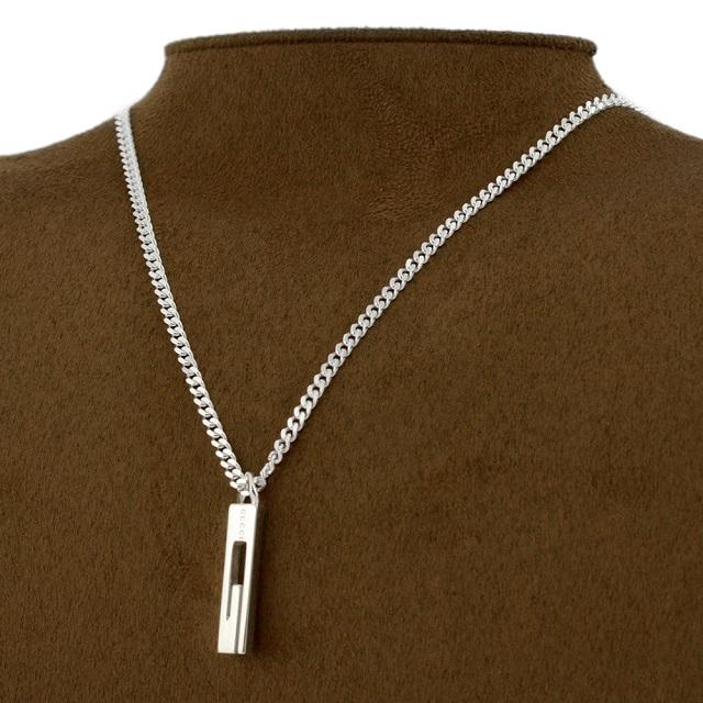グッチ GUCCI Gモチーフ シルバー ネックレス ペンダント 225055 j8400 8106 シルバー 925 アクセサリー ギフト プレゼント 新品_4