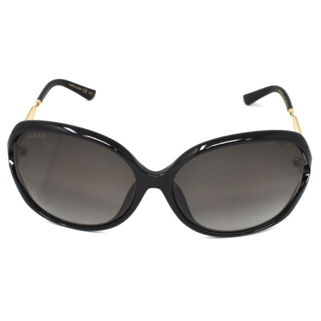 グッチ GUCCI サングラス ブラック グレー GG0076SK-002 アジアン