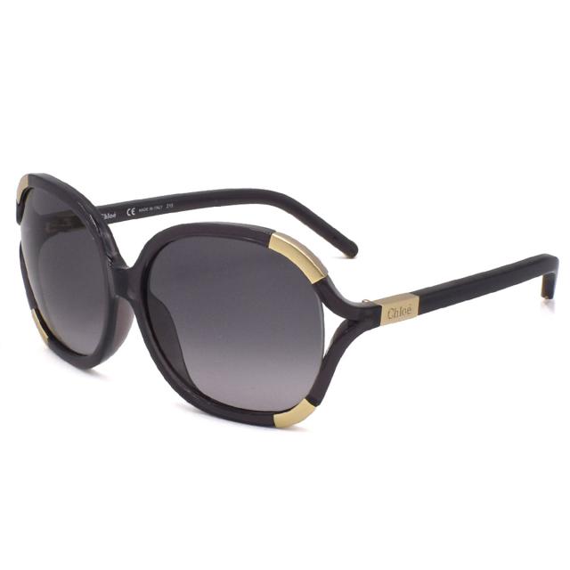 クロエ Chloe サングラス アジアンフィット UVカット CE618SA-024 レディース パープルグレーグラデーション+スモーキーグレー紫外線対策