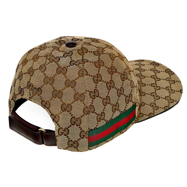 グッチ GUCCI キャップ 帽子 200035 KQWBG 9791 オリジナルGGキャンバス ベースボール キャップ S M L XL ブラウン+マルチカラーキャップ_1