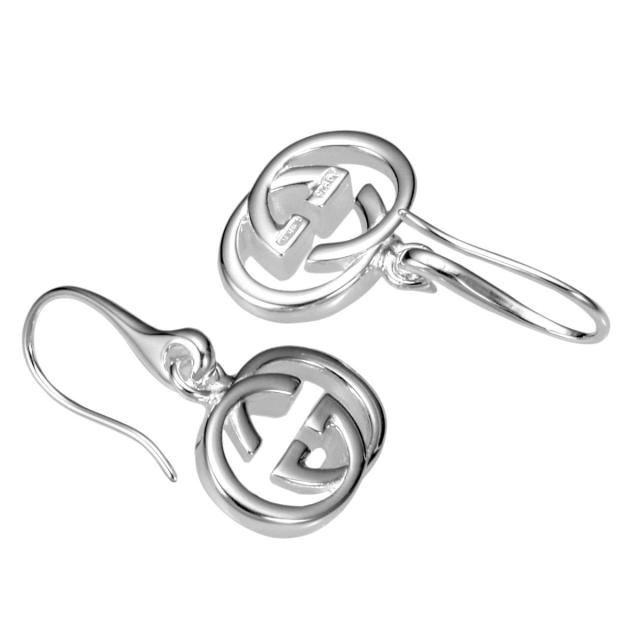 グッチ GUCCI ピアス 223321 J8400 8106 ダブルG スウィングピアス イヤリング レディース アクセサリー シルバーグッチ ピアス ブランド_1
