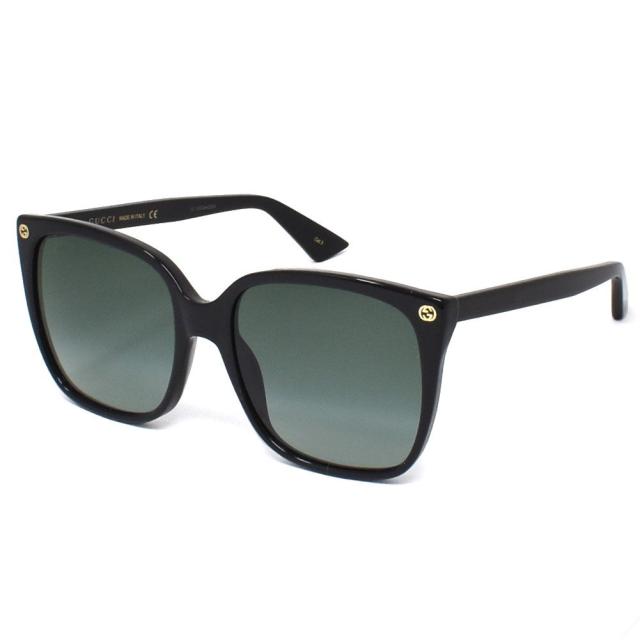 グッチ GUCCI サングラス GG0022S-001 ブラック グレーグラデーション メンズ レディース ユニセックス UVカット グッチ アイウェア 旅行 海外 リゾート おしゃれ 誕生日 ケース アイウェア リゾート 旅行 海外 ブランド おしゃれ