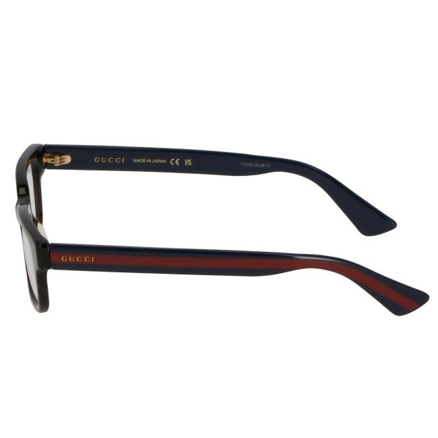 グッチ GUCCI メガネ オプティカルフレーム メガネフレーム GG0928O-006 眼鏡 レクタンギュラー型 メンズ ブラウン系+レッド+ネイビーメ_2