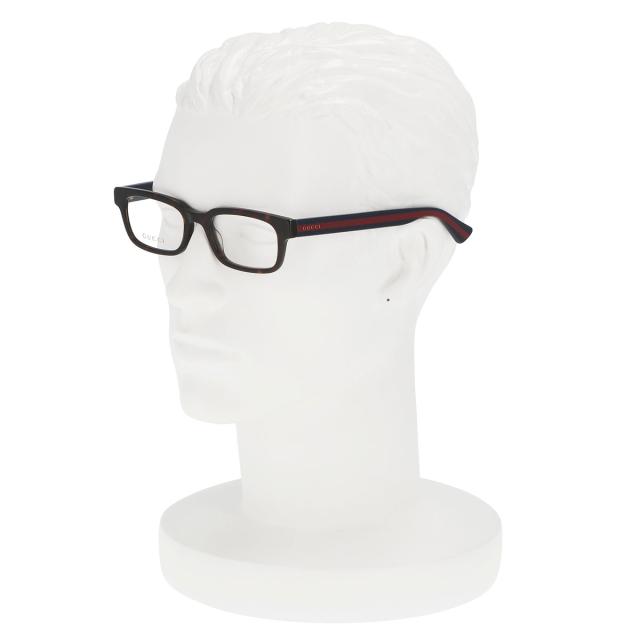 グッチ GUCCI メガネ オプティカルフレーム メガネフレーム GG0928O-006 眼鏡 レクタンギュラー型 メンズ ブラウン系+レッド+ネイビーメ_4
