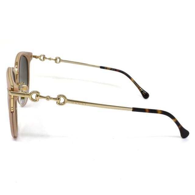 グッチ GUCCI サングラス アジアンフィット GG1015SK 002 メンズ レディース ユニセックス アイボリー＋グリーングラデーションサングラ