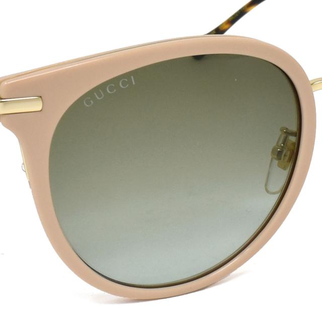 グッチ GUCCI サングラス アジアンフィット GG1015SK 002 メンズ レディース ユニセックス アイボリー＋グリーングラデーションサングラ