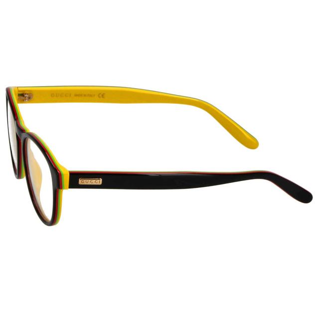 グッチ GUCCI オプティカルフレーム メガネ フレーム GG0273O-005 眼鏡 ボストン型 フレームのみ メンズ レディース ブラック+イエローメ グッチ GUCCI オプティカルフレーム メガネ フレーム GG0273O-005 眼鏡
