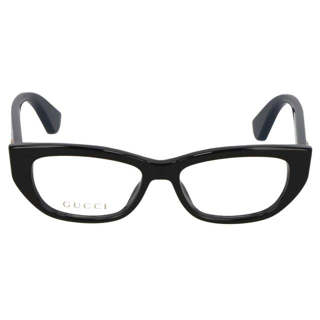 グッチ GUCCI オプティカルフレーム メガネ フレーム GG0277O-005 眼鏡 フォックス型 フレームのみ ブラック+ネイビー系+レッド系メガネ