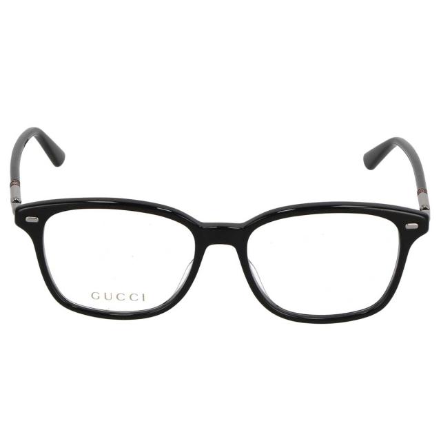 グッチ GUCCI オプティカルフレーム メガネ フレーム GG0520O-001 眼鏡 ウェリントン型 フレームのみ メンズ レディース ブラック系メガ