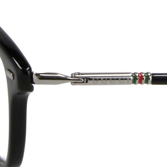 グッチ GUCCI オプティカルフレーム メガネ フレーム GG0520O-001 眼鏡 ウェリントン型 フレームのみ メンズ レディース ブラック系メガ