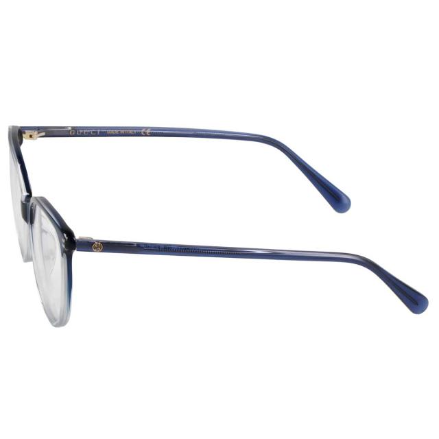 グッチ GUCCI オプティカルフレーム メガネ フレーム GG0550O-008 眼鏡 フォックス型 フレームのみ レディース ブルー系メガネフレーム_2