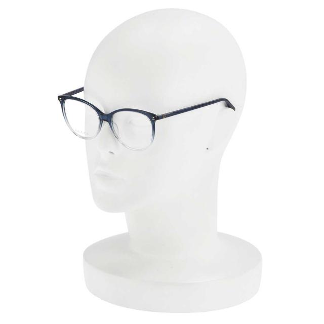 グッチ GUCCI オプティカルフレーム メガネ フレーム GG0550O-008 眼鏡 フォックス型 フレームのみ レディース ブルー系メガネフレーム_4