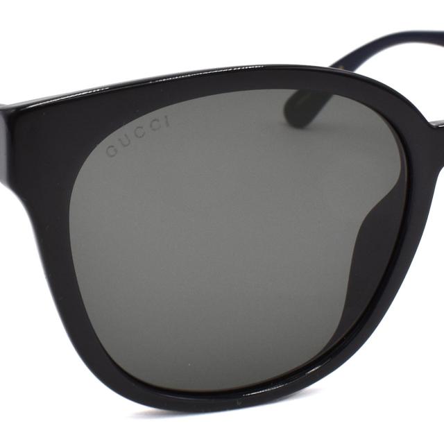グッチ GUCCI サングラス アジアンフィット GG0855SK-002 UVカット アイウェア メンズ レディース ブラック+グレー紫外線対策 サングラス